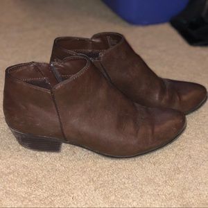 St. John’s Bay Brown Leather Booties